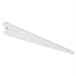 Bracket 37cm White Twin Slot Shelving 11315 HD3