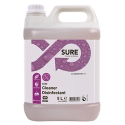 Cleaner Disinfectant Conc. 2x5Ltr SURE Plant