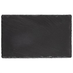 Slate Buffet Melamine GN 1/3 32.5 x 17.5cm Black