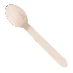 Wooden Dessert Spoon Disp (10x100) 313/309B