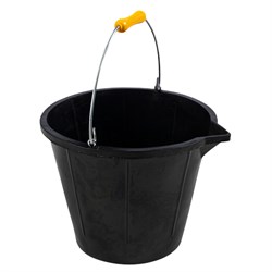 Bucket Rubber 3 Gall Black X0900212 XTrade