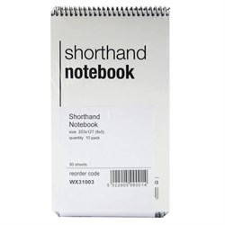 Notebook Shorthand Spiral 5 Star 297595