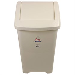 Swing Bin Plastic White 36Ltr L3005202 SYR