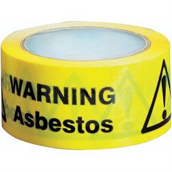 Tape Asbestos Warning 50mm x 66Mtr SA M105ASB