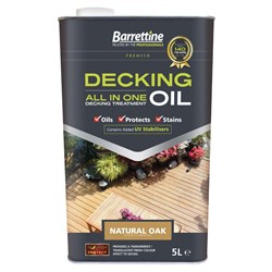 Decking Oil Natural Oak 5Ltr DONO005 Barrettine