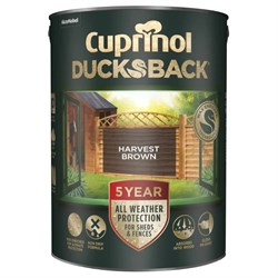 Fence Paint Ducksback Harvest Brown 5Ltr