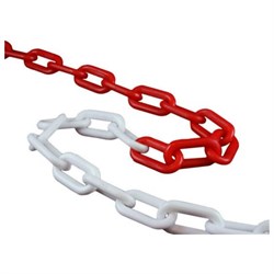 Chain Plastic 6mmx60Mtr Red White PC6RWP60