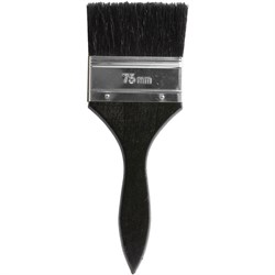 Paint Brush Black 75mm/ 3