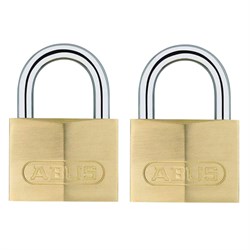 Padlock Brass 40mm Twin Pack 713/40 C Abus