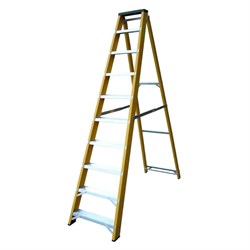 Step Ladder Fibreglass 10Tread NGFBB10M Lyte