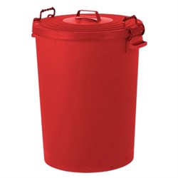 Dustbin & Lid Red 110Ltr PD110R