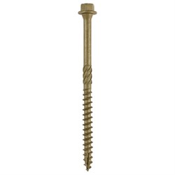 Frame Screw Timber Hex Green 6.7x175 (Box 50)
