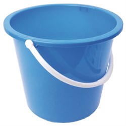 Bucket Plastic 10Ltr Blue 102834-B Robert Sco
