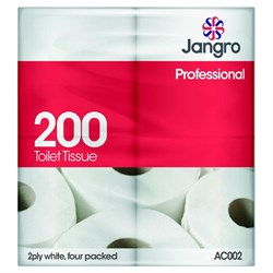 Toilet Roll 200Sheet (36) 2Ply AC002 Jangro