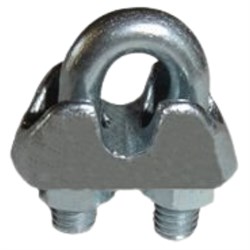 Wire Rope Grip 3mm 39-051 BZP CD09003 Pkt4