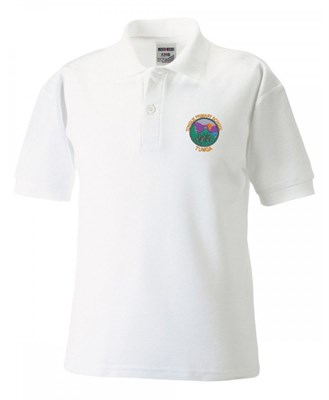 Tongue Primary Polo 3-4 White