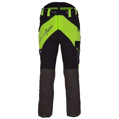 Chainsaw Trouser Type A Small Lime/Black AT4010
