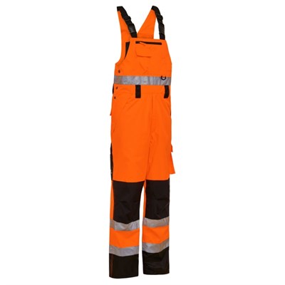 Bib & Brace Large Hi-Vis Or/Black 089900R Elka