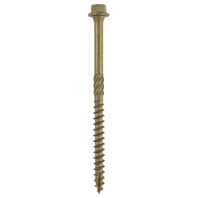 Frame Screw Timber Hex Green 6.7x100 (Box 50)