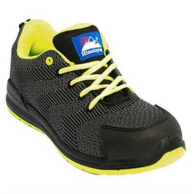 Trainer 4341 Sz4 Safety Black Comp Flyknit