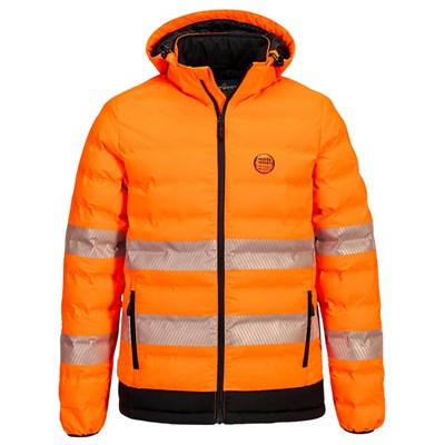 Jacket Small Hi-Vis Org Ultrasonic Heated S548