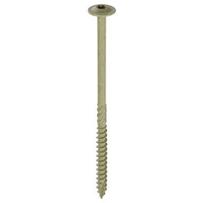 Frame Screw Timber Wafer Green 6.7x125 (Box 50)
