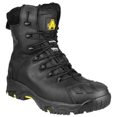 Boot FS999 Sz8 Safety S/M W/P Side Zip Black