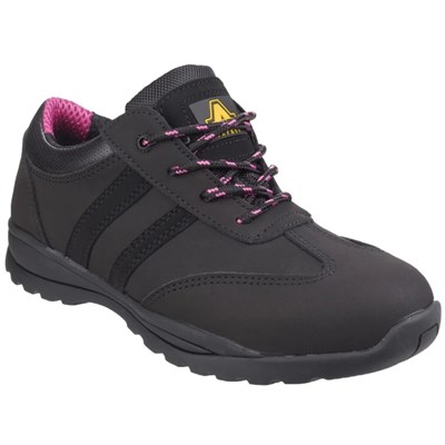 Shoe FS706 Sz4 Safety Black S/C S/M S1P