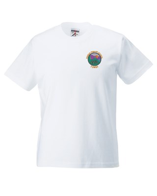 Tongue Primary T-Shirt 3-4 White ZT180B