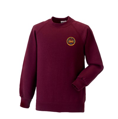 Broadford Primary Sweat 11-12 Burgundy 7620