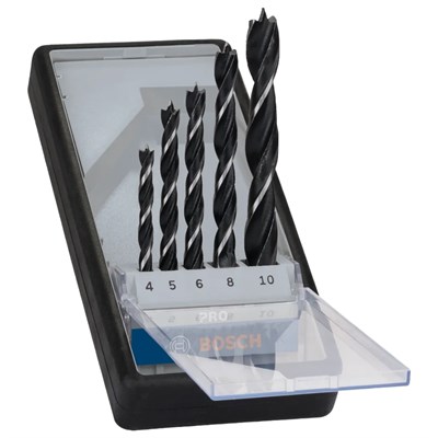 Drill Bit Set Wood 5pc 4-10mm 2-607-010-527 Bos