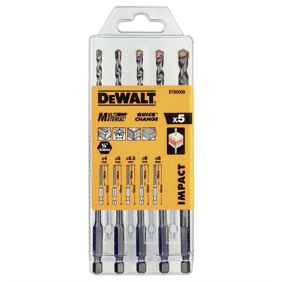 Drill Set Multi-Purpose 5pc DT60099-QZ Dewalt