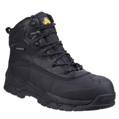 Boot FS430 Sz8 Safety Comp Cap/Mid W/P Black