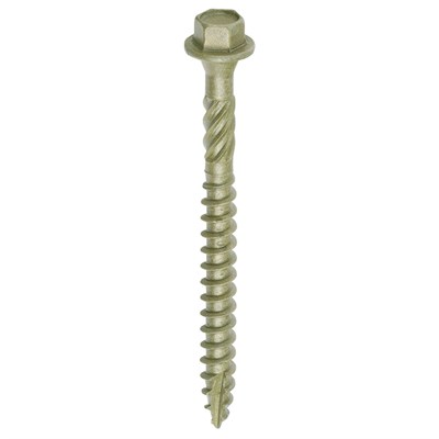 Frame Screw Timber Hex Green 6.7x75 (Box 50)