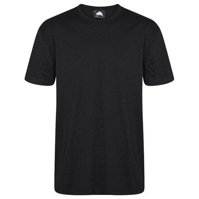 T-Shirt 1000 Med (40-42) C/N Black 180gm