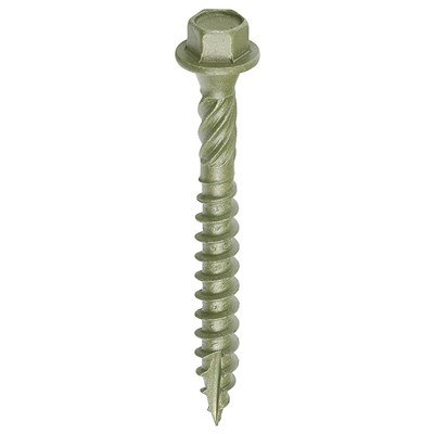 Frame Screw Timber Hex Green 6.7x60 (Box 50)