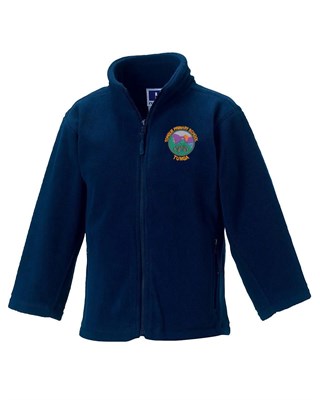 Tongue Fleece Full Zip 3-4 Navy 8700B