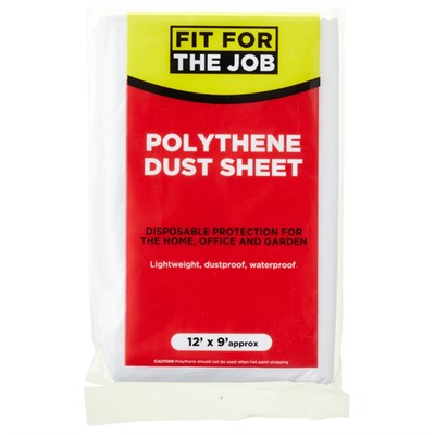 Dust Sheet Polythene 12' x 9' PDPYC01 Rodo