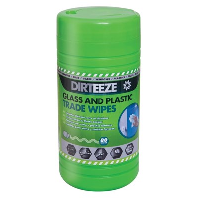Glass & Plastic Cleaner Dirteeze Jumbo Tub (80)