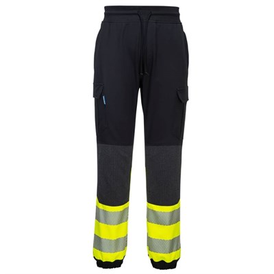 Trouser Jogger Small Black/Yellow Flexi KX341