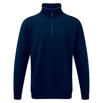 Sweatshirt 3XL Navy 1/4 Zip Grouse 1270