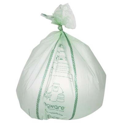 Bin Liner 8Ltr (65rolls x25) Compostable VBL-08