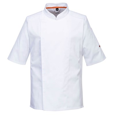 Chefs Jacket C746 Med S/Sl White Mesh Air Pro