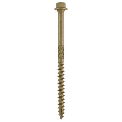 Frame Screw Timber Hex Green 6.7x175 (Box 50)