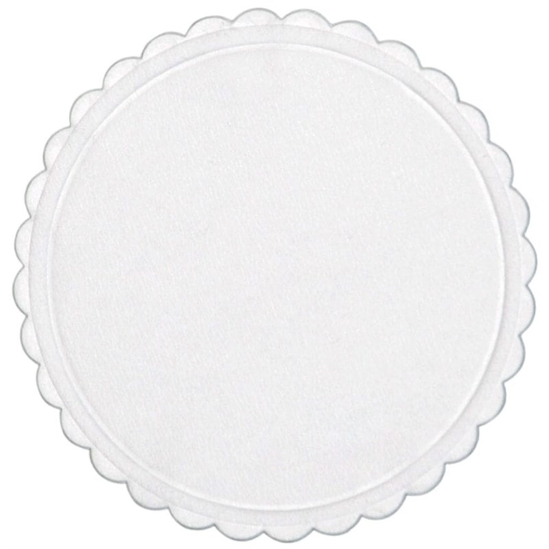 Coaster S/tex Paper Whit Unbacked(5000) PCO-WH1