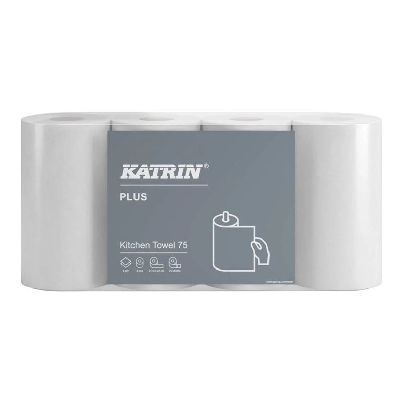 Kitchen Roll Katrin Plus 2Ply (8x4) 225960 Metsa