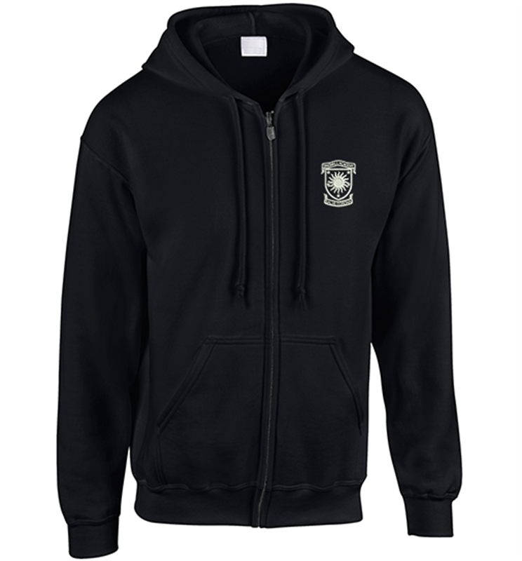 Dingwall Academy Zipped Hoodie Small Black JH050