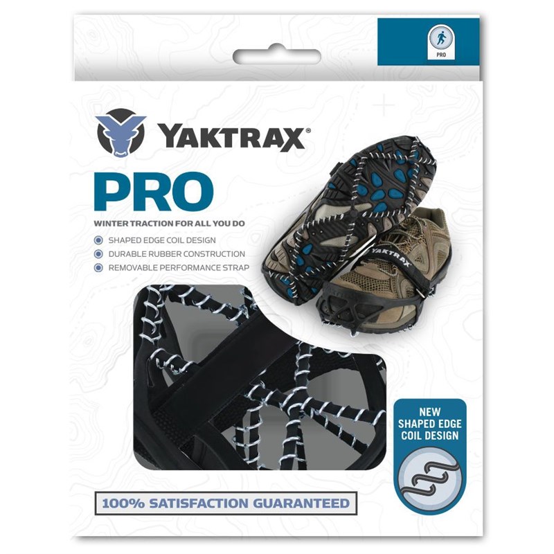 Ice Grips Yaktrax Pro Black Large Sz 9-11