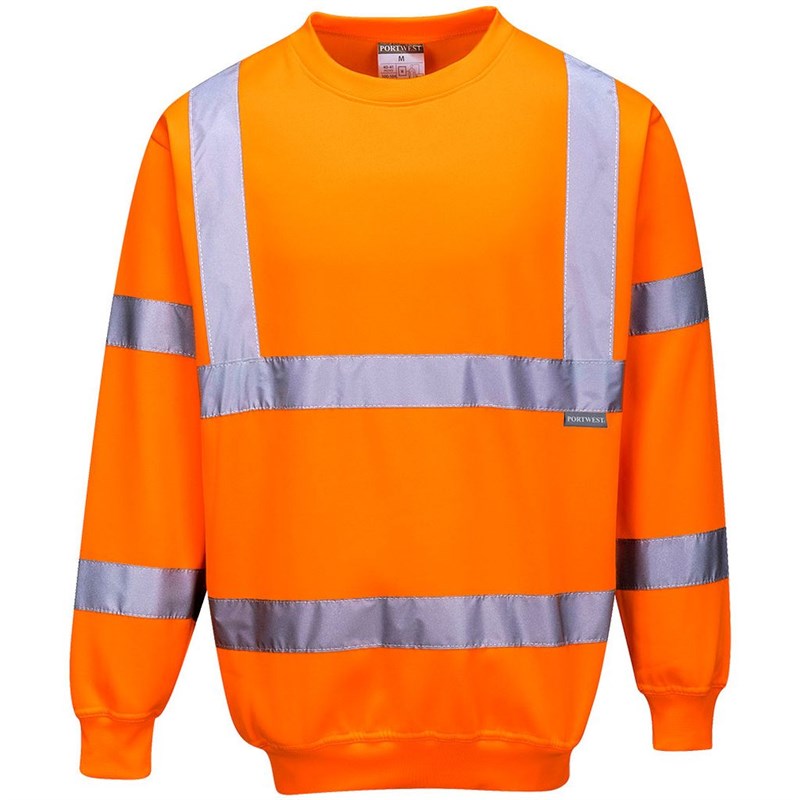 Sweatshirt Small Hi-Vis Orange B303 Portwest