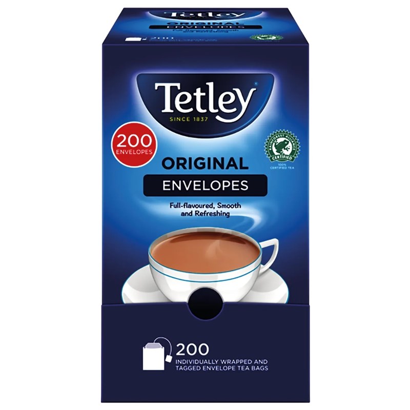 Tea Bags Tetley Envelope (200) NWT004